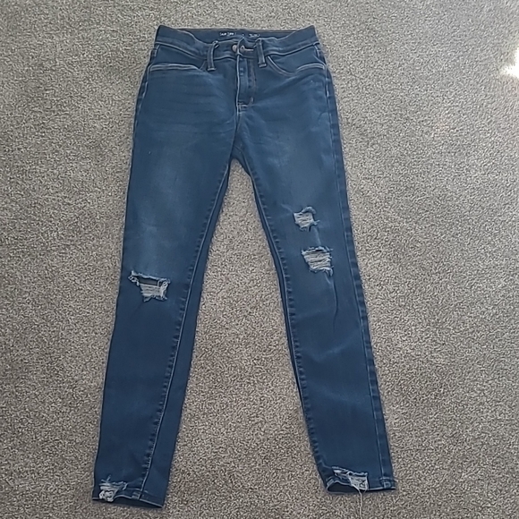 Old Navy Girls Distressed Skinny Jeans - Picture 1 of 8